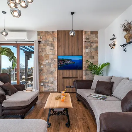 Villa Luxury Stone Smokvica, Heated Pool, Jacuzzi, Sauna, Sea View