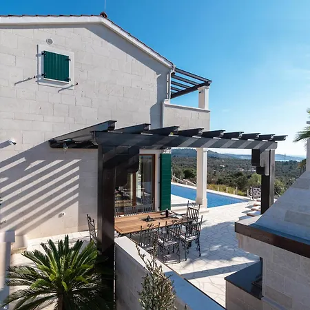 Villa Luxury Stone Smokvica, Heated Pool, Jacuzzi, Sauna, Sea View