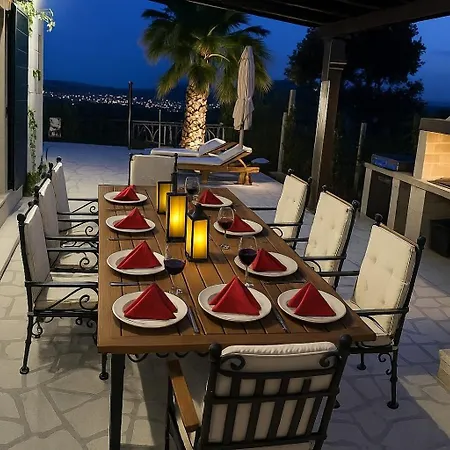 Luxury Stone Smokvica, Heated Pool, Jacuzzi, Sauna, Sea View *