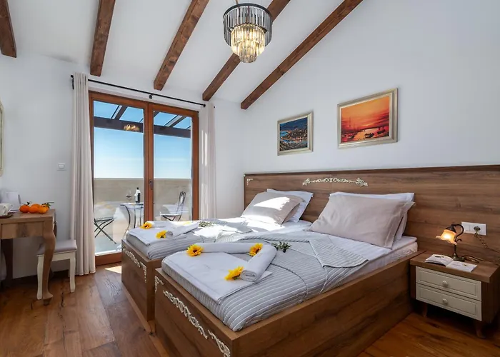 Luxury Stone Smokvica, Heated Pool, Sauna, Jacuzzi, Sea View Villa *