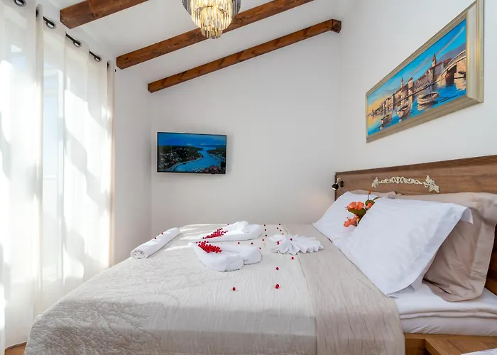 Luxury Stone Smokvica, Heated Pool, Sauna, Jacuzzi, Sea View Villa *