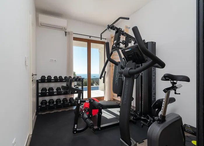 Luxury Stone Smokvica, Heated Pool, Sauna, Jacuzzi, Sea View Villa *