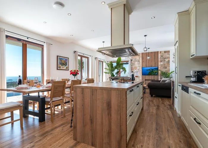 Luxury Stone Smokvica, Heated Pool, Sauna, Jacuzzi, Sea View Villa