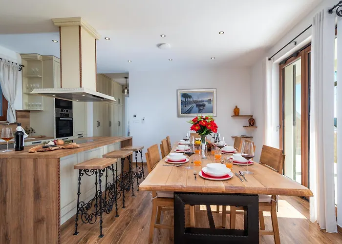 Luxury Stone Smokvica, Heated Pool, Sauna, Jacuzzi, Sea View Villa *