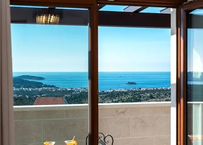 Luxury Stone Smokvica, Heated Pool, Sauna, Jacuzzi, Sea View Villa *